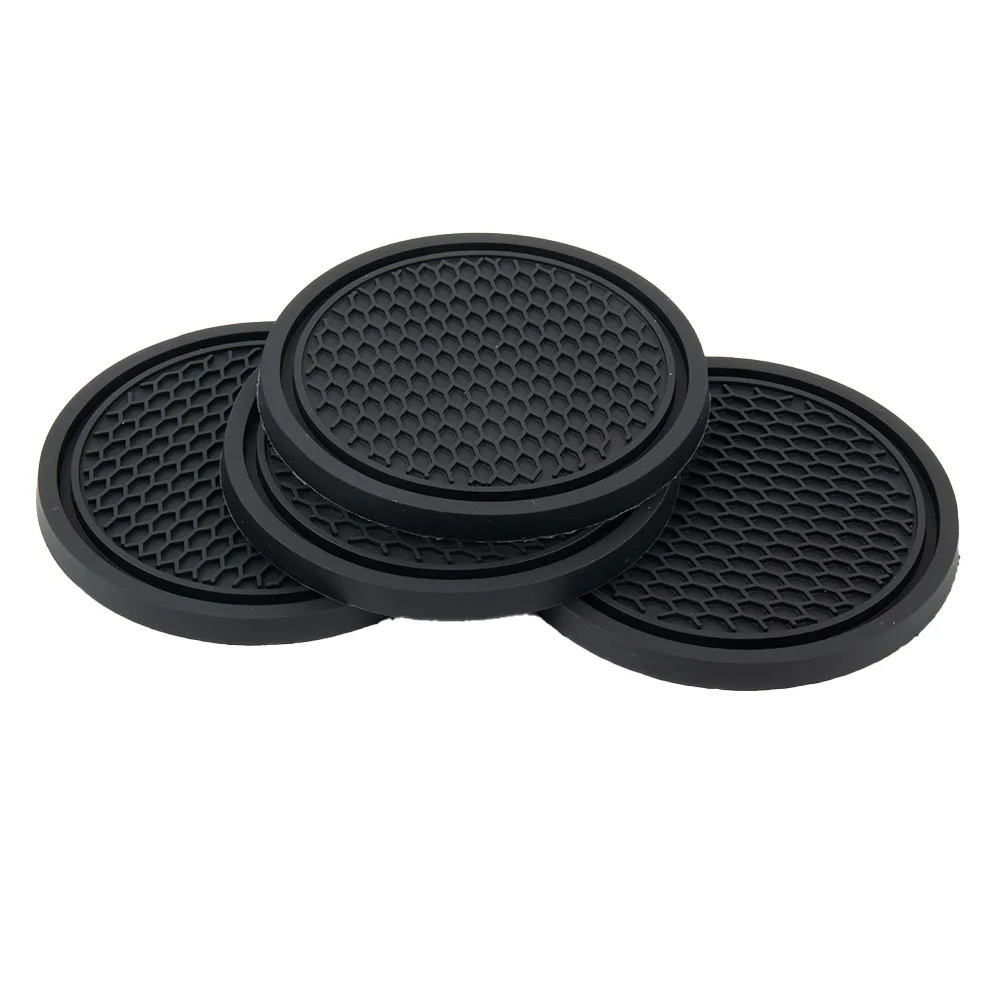 Tablet Car Accessories - 4szt Podkładka samochodowa Antypoślizgowa mata silikonowa