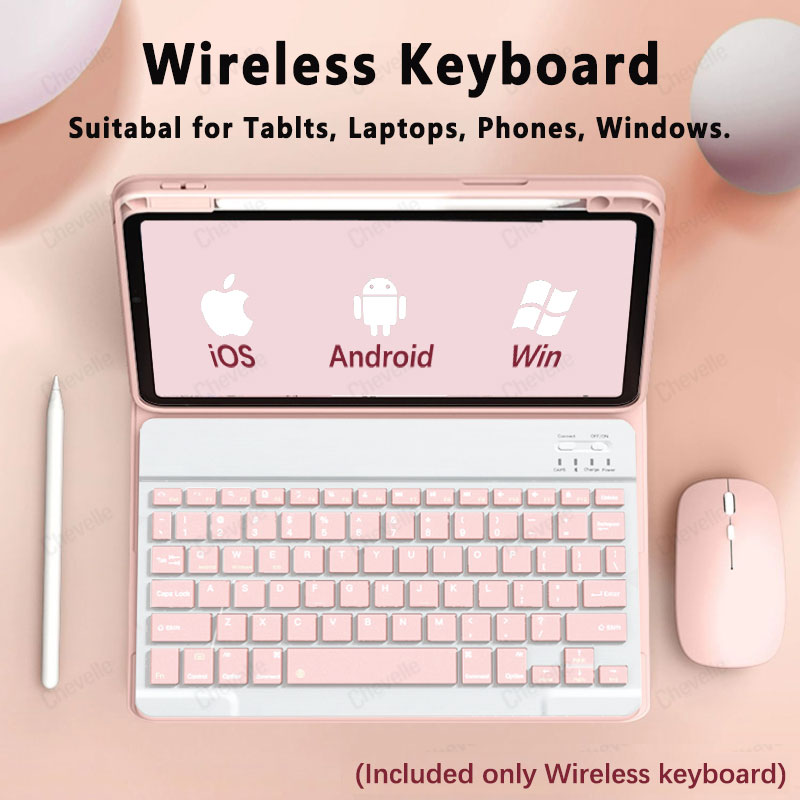 Tablet Accessories Keyboard - Bezprzewodowa klawiatura kompatybilna z Bluetooth do