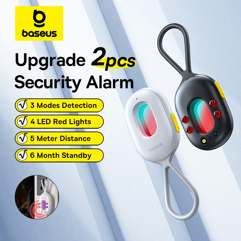 Accessories For Android Tablet - Baseus 2PCS Detektor alarmu bezpieczeństwa Ulepszony
