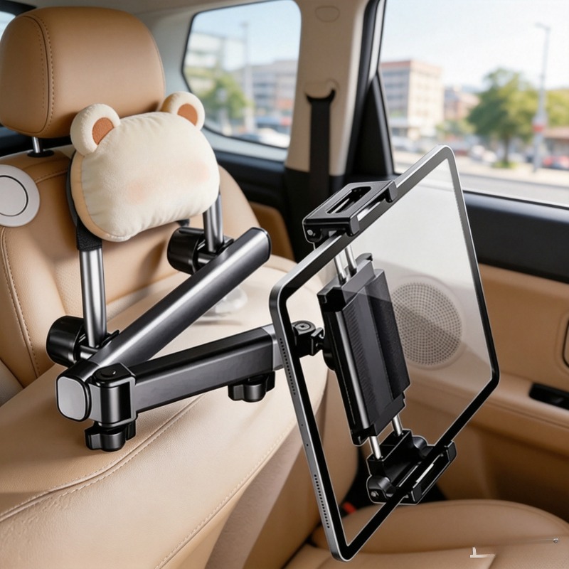 Tablet Stand Adjustable - Uchwyt na tablet do zagłówka samochodowego,