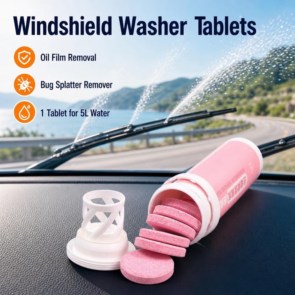 Tablet Car Accessories - Tabletki musujące do czyszczenia szyb samochodowych