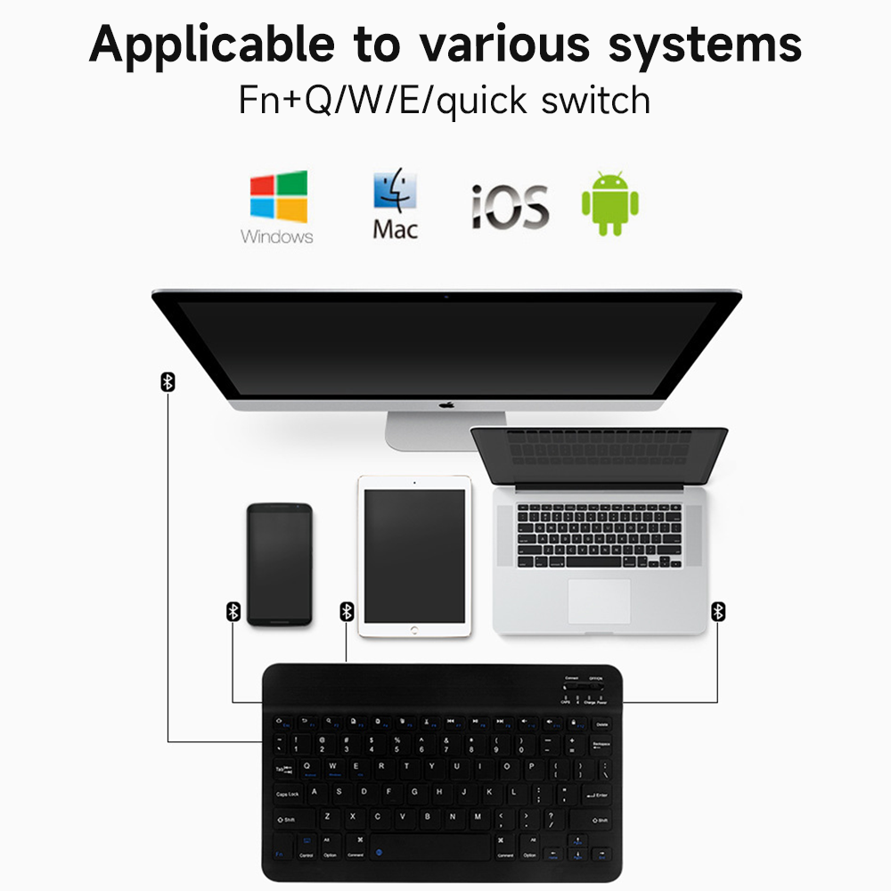 Bluetooth klawiatura dla IOS A – Accessories For Android Tablet recenzja i cena