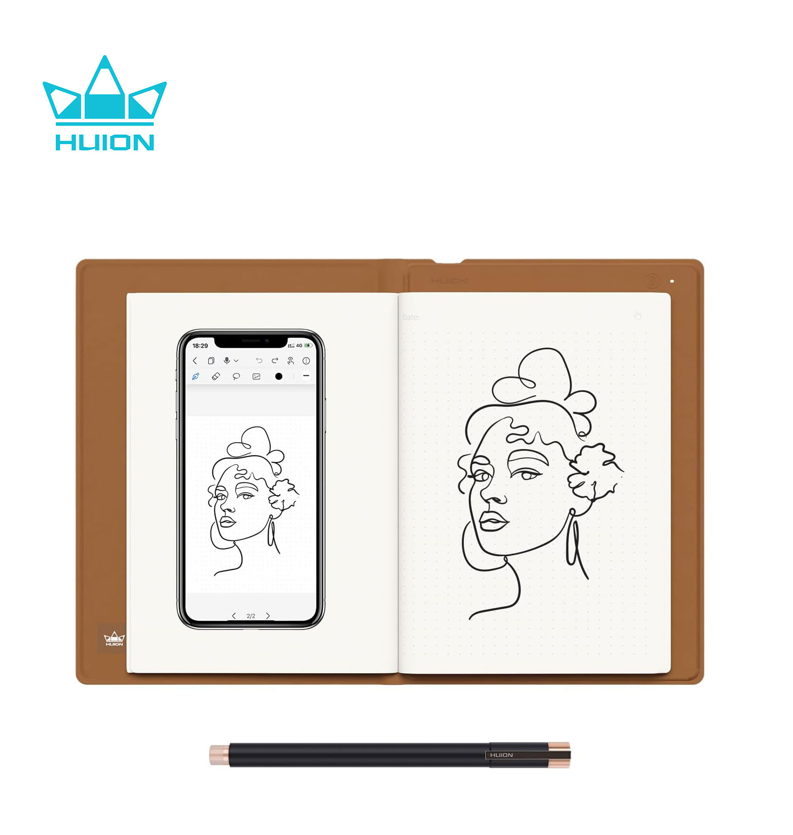 HUION Note 2-w-1 Cyfrowy Notat – Huion Tablet Accessories recenzja i cena