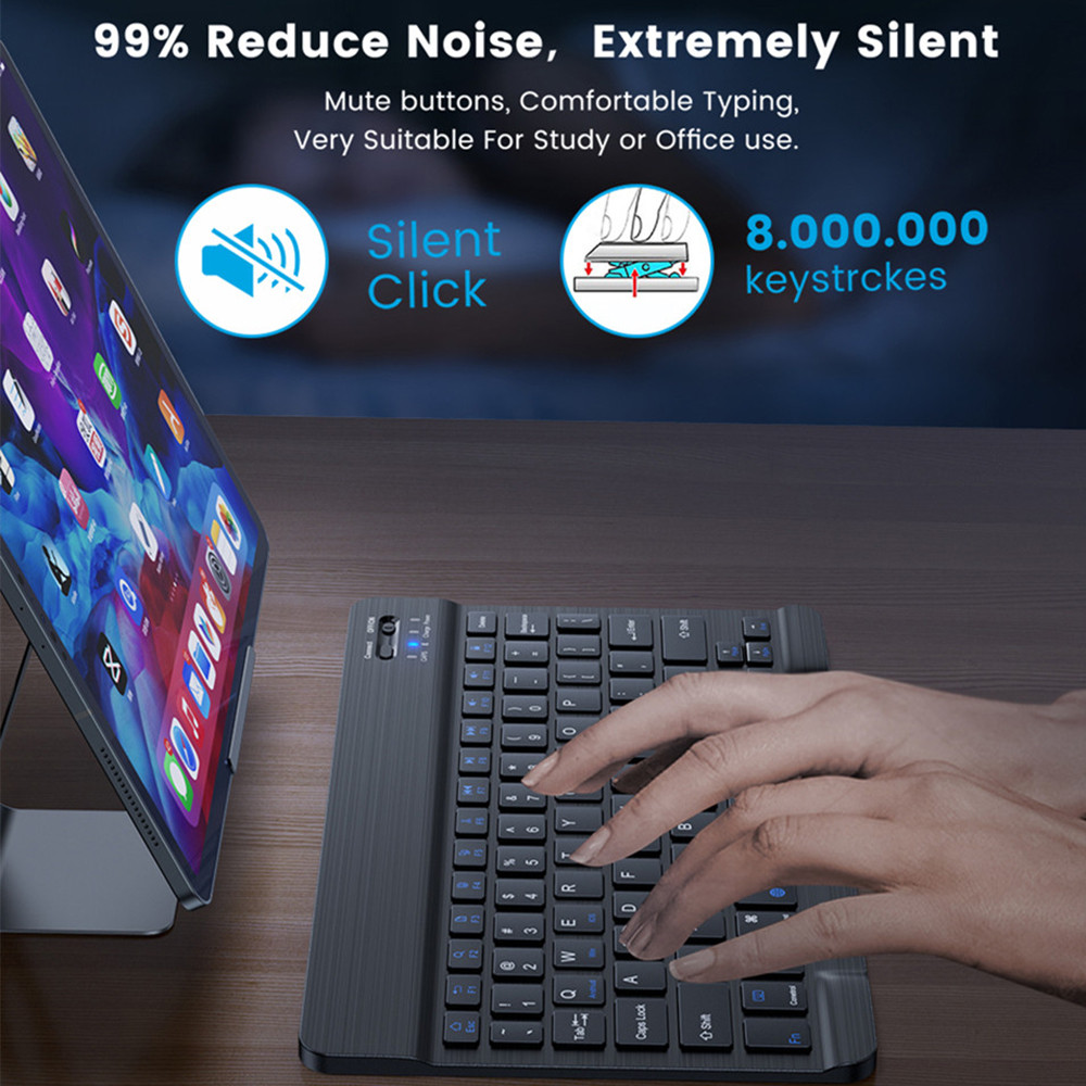 10-calowa bezprzewodowa mini k – Tablet Accessories Keyboard recenzja i cena