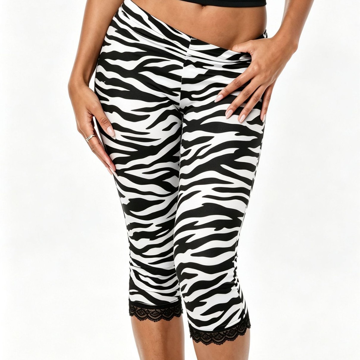 STYLISH LADY Legginsy Capri z  – Zebra Tablet Accessories recenzja i cena
