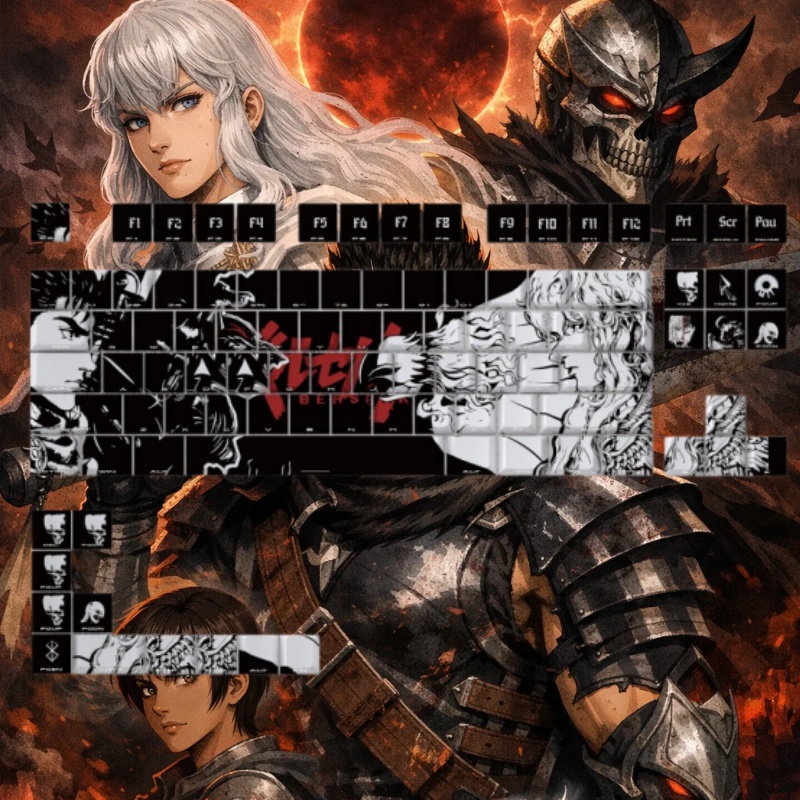 Klawisze BERSERK Anime, 98 kla – Tablet Accessories Keyboard recenzja i cena